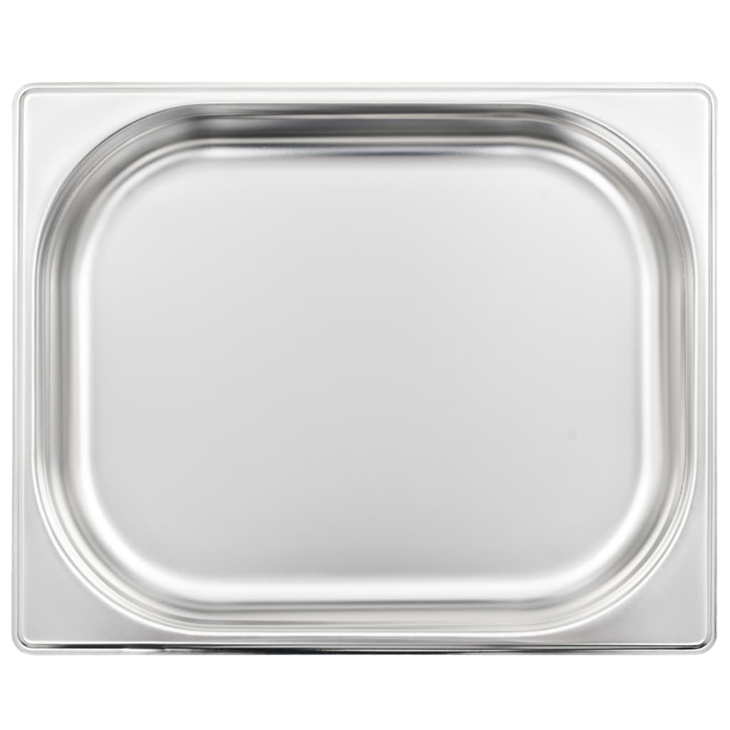 Gastronorm beholder 8 stk. gn 1/1 40 mm rustfrit stål - number 5.