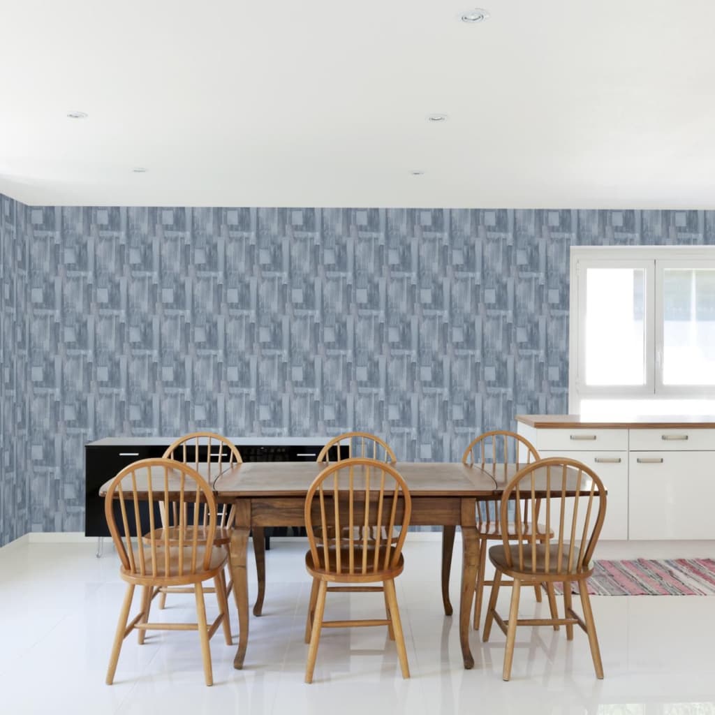 Dutch wallcoverings tapet wood grå - number 6.