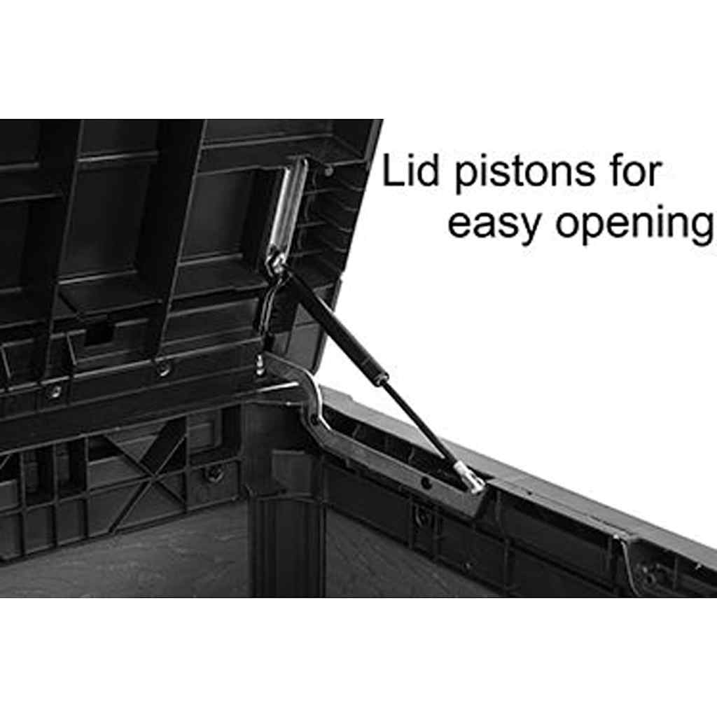 Keter opbevaringsboks til haven cortina 757 l grå - number 6.