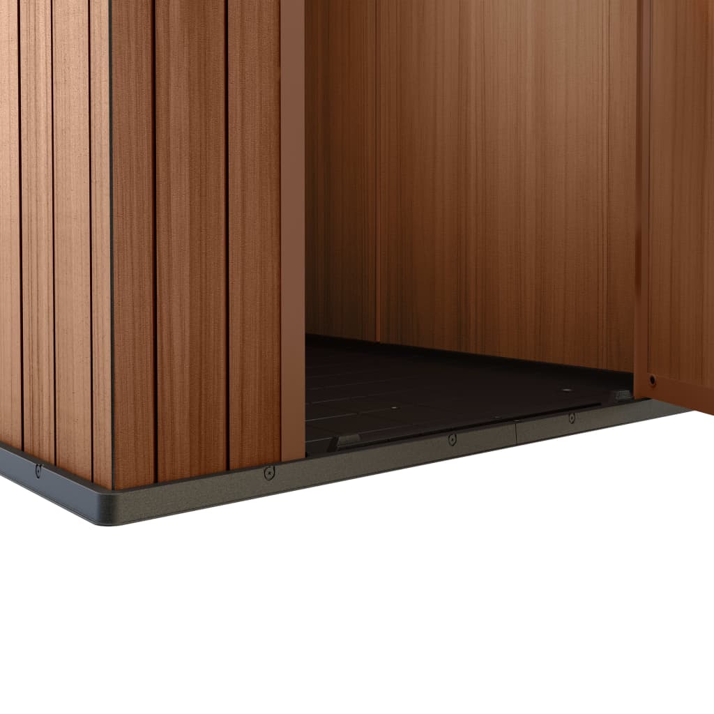 Keter vrtna kućica darwin 46 drveni izgled - smeđa, 125,8 x 184,5 x 205 cm - number 5.