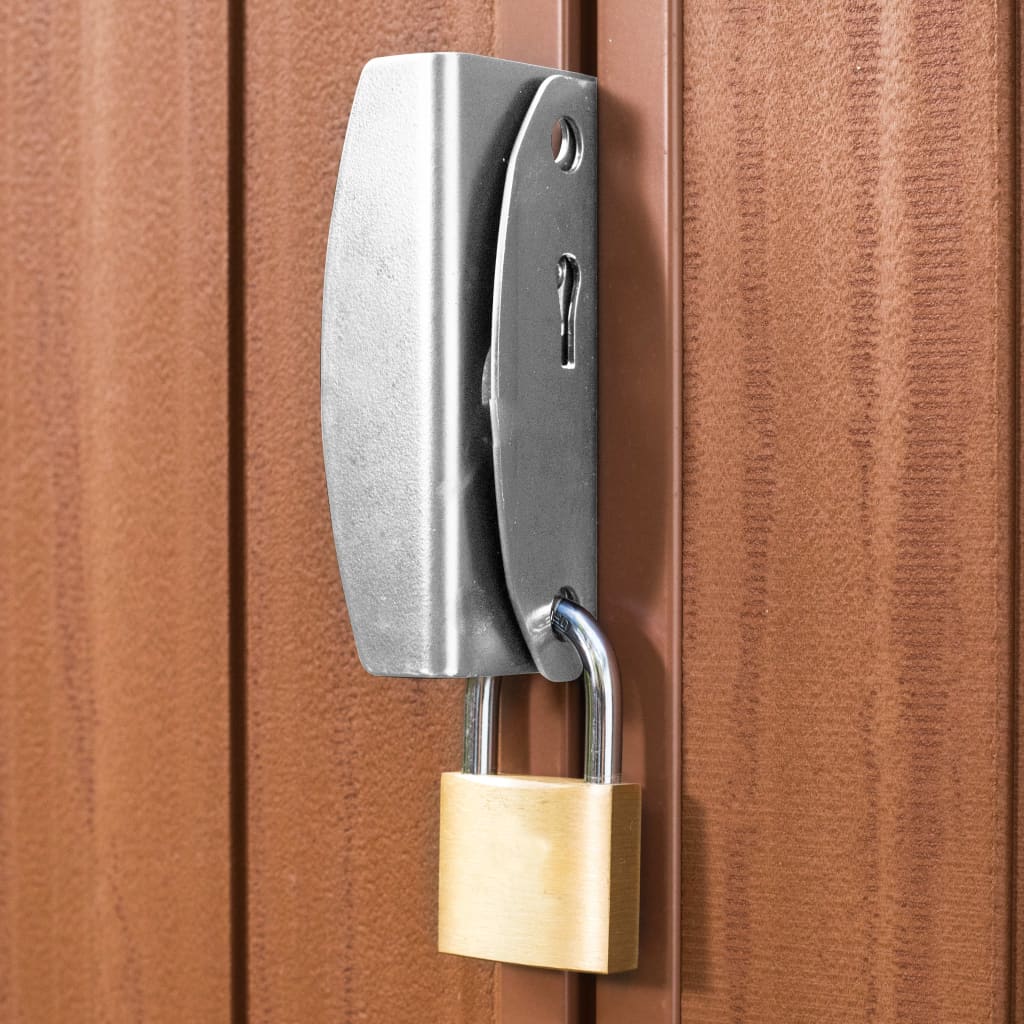 Keter vrtna kućica darwin 46 drveni izgled - smeđa, 125,8 x 184,5 x 205 cm - number 4.