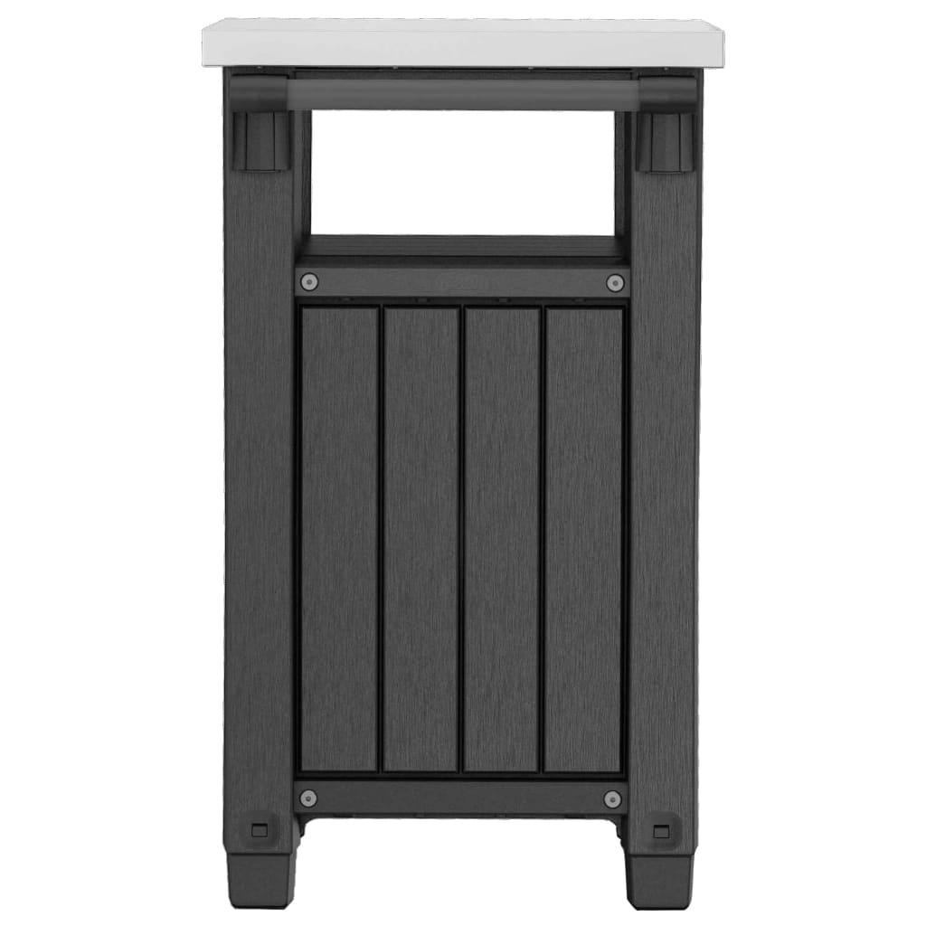 Keter multifunktionelt udebord til grill unity trælook antracitgrå - number 4.