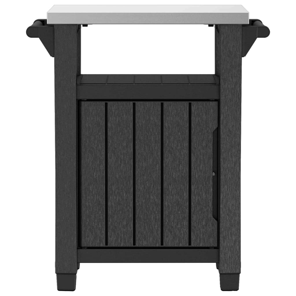 Keter multifunktionelt udebord til grill unity trælook antracitgrå - number 3.