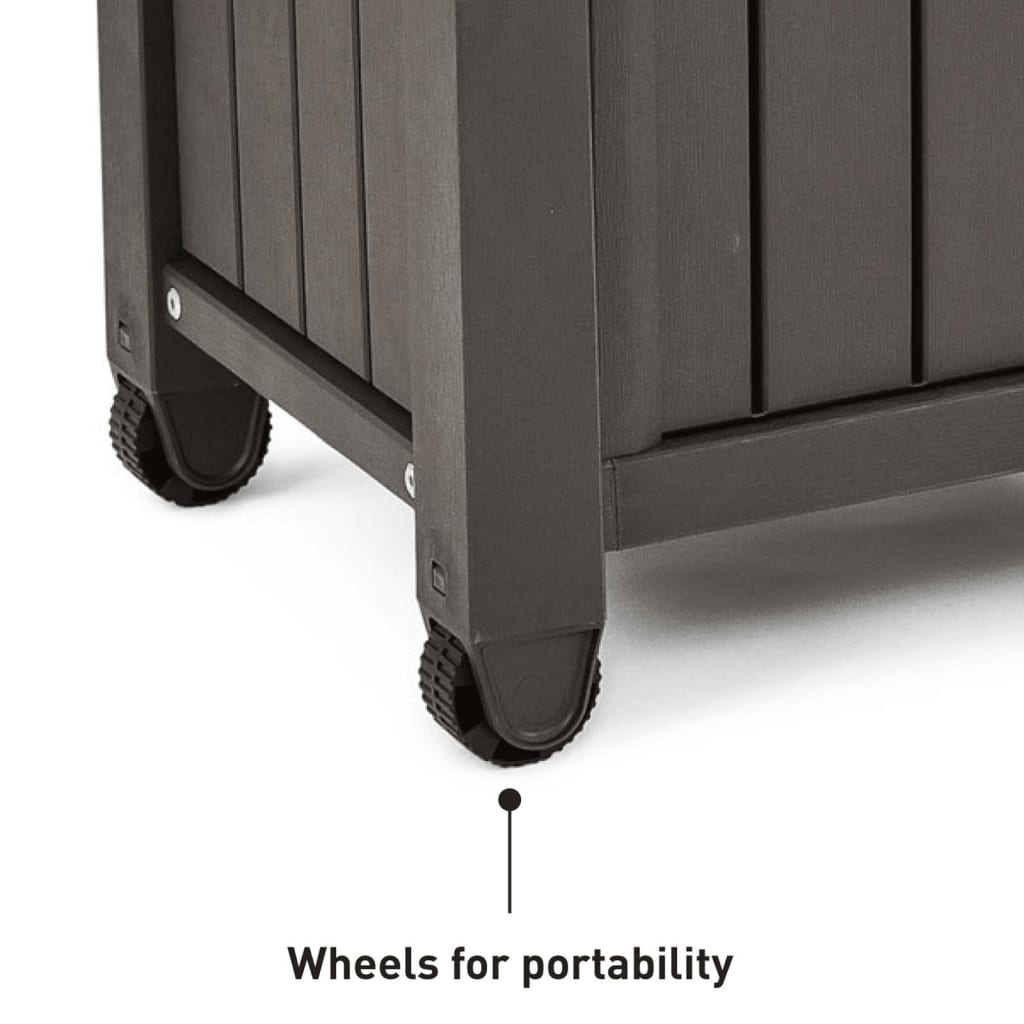 Keter višenamjenski vanjski stol za roštilj unity xl drveni izgled - number 9.