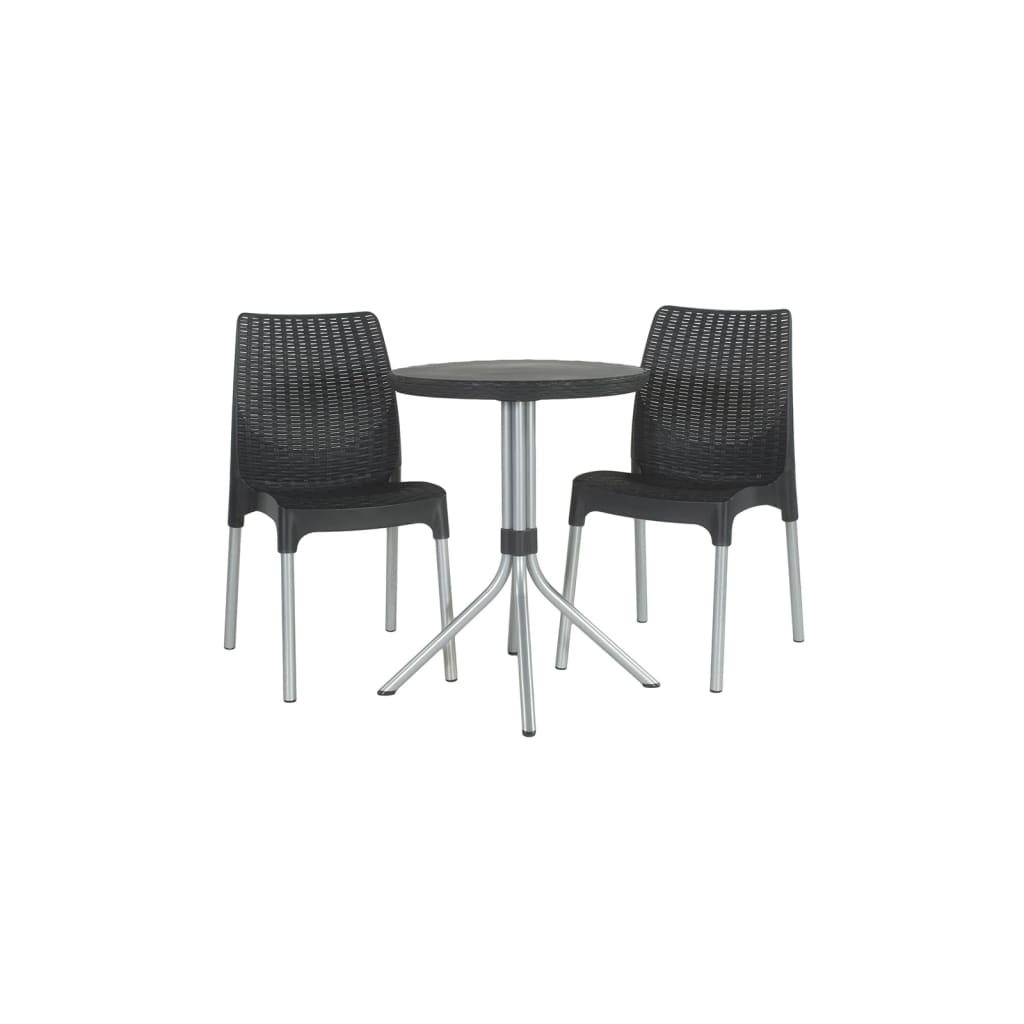 Keter bistro set chelsea grafitno siva 223562 - number 2.