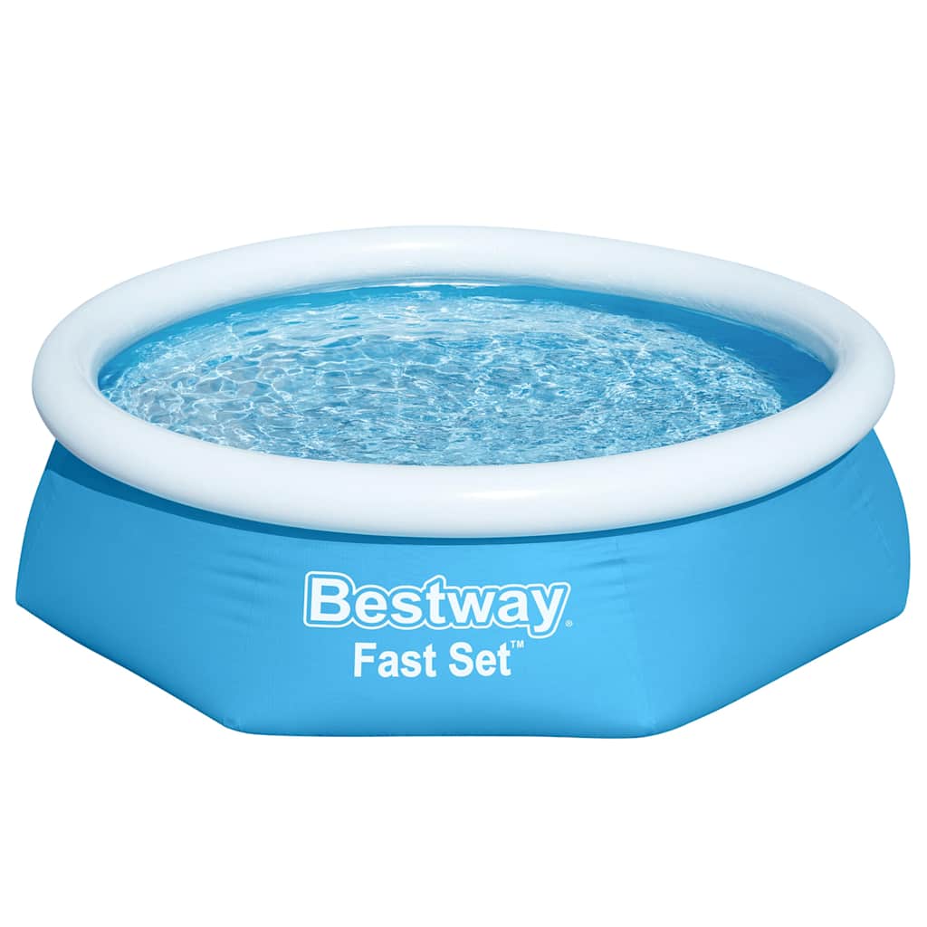 Bestway oppustelig swimmingpool fast set 244x66 cm rund 57265 - number 2.