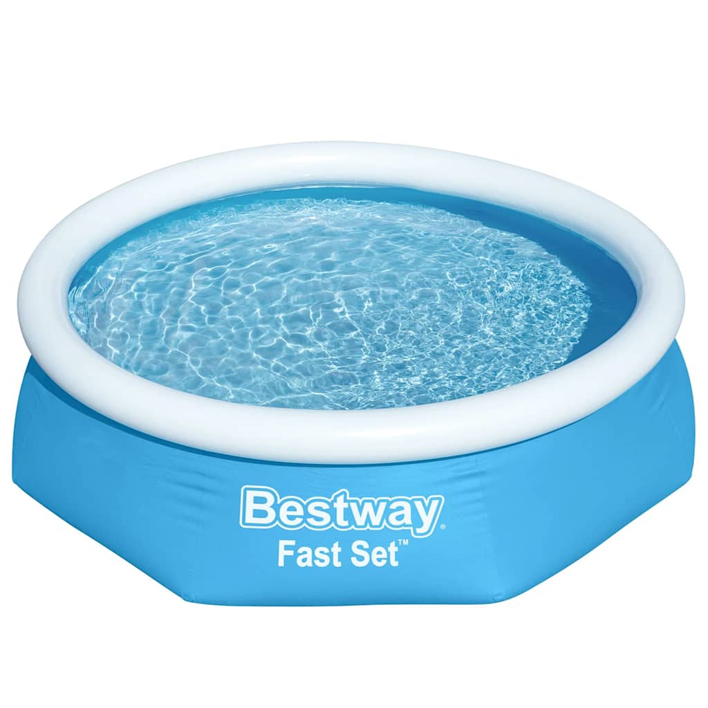 Bestway oppustelig swimmingpool fast set 244x66 cm rund 57265 - number 3.