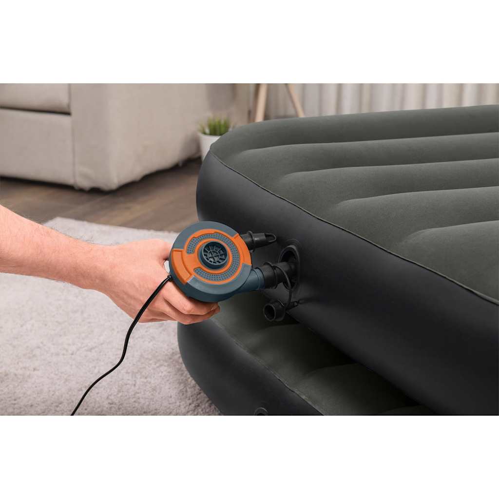 Bestway 3-in-1 opblaasbaar luchtbed 188x99x25 cm zwart en grijs - number 4.