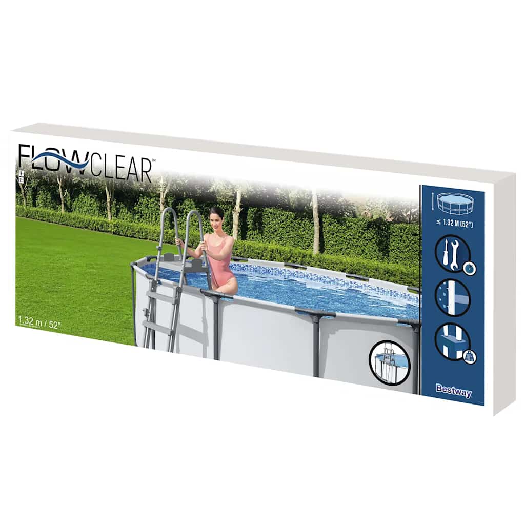 Bestway flowclear poolstige med 4 trin 132 cm - number 8.