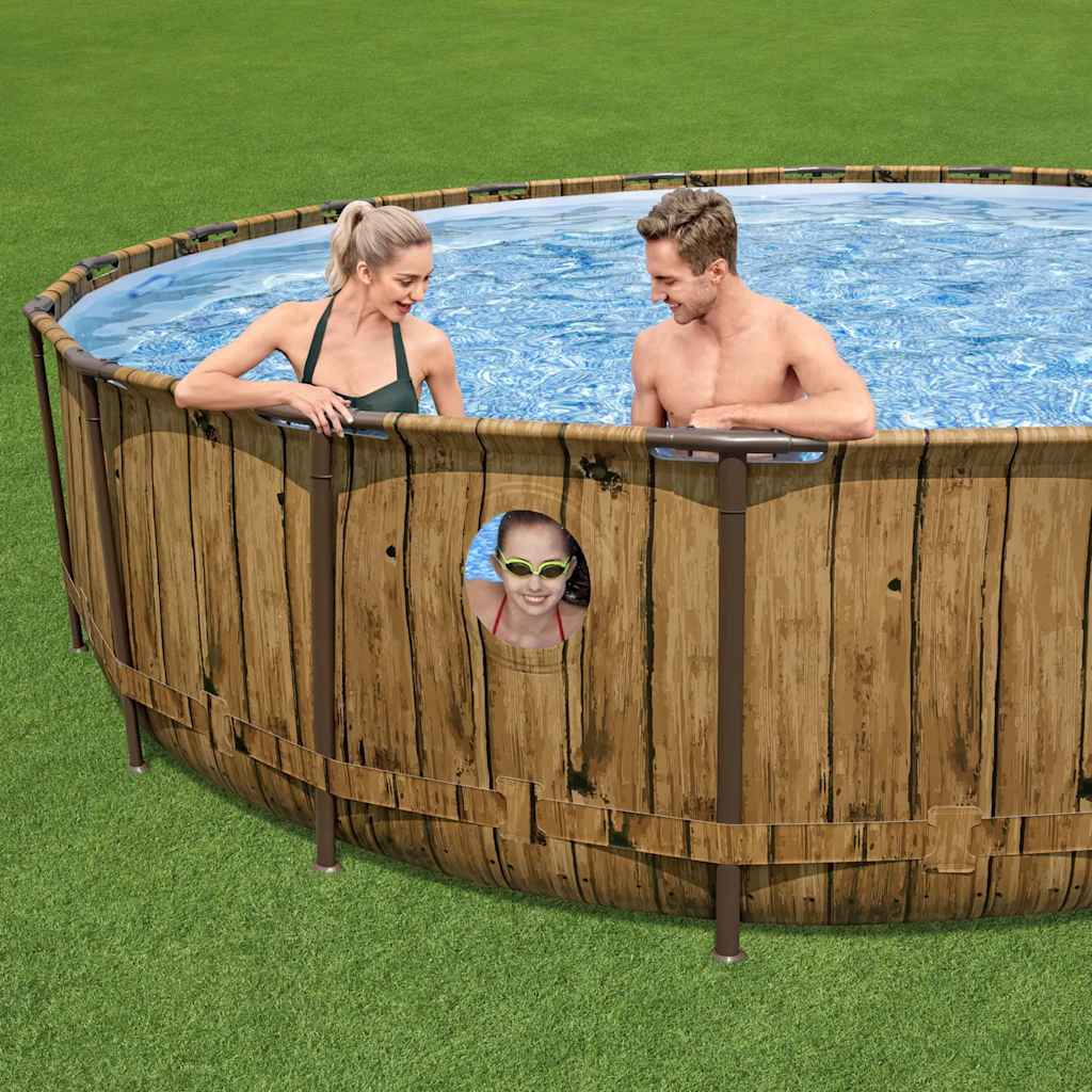 Bestway power steel swimmingpoolsæt - 549 x 122 cm - number 3.