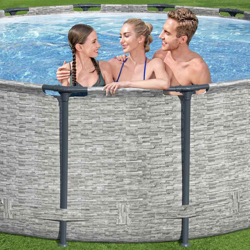 Bestway power steel swimmingpool 427x122 cm - number 6.