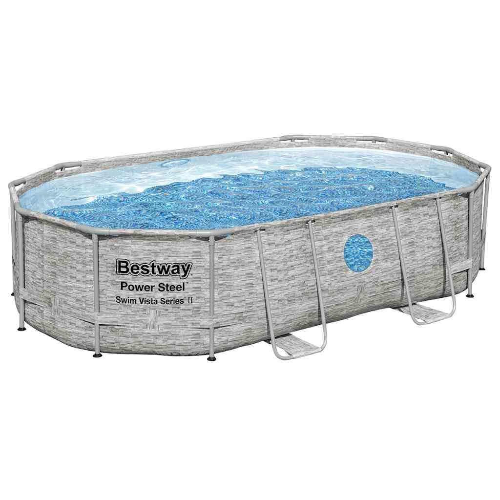 Bestway swimmingpoolsæt power steel 488x305x107 cm - number 3.