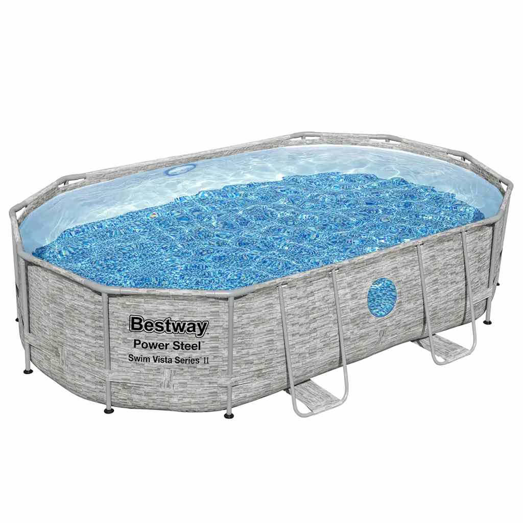 Bestway swimmingpoolsæt power steel 488x305x107 cm - number 4.