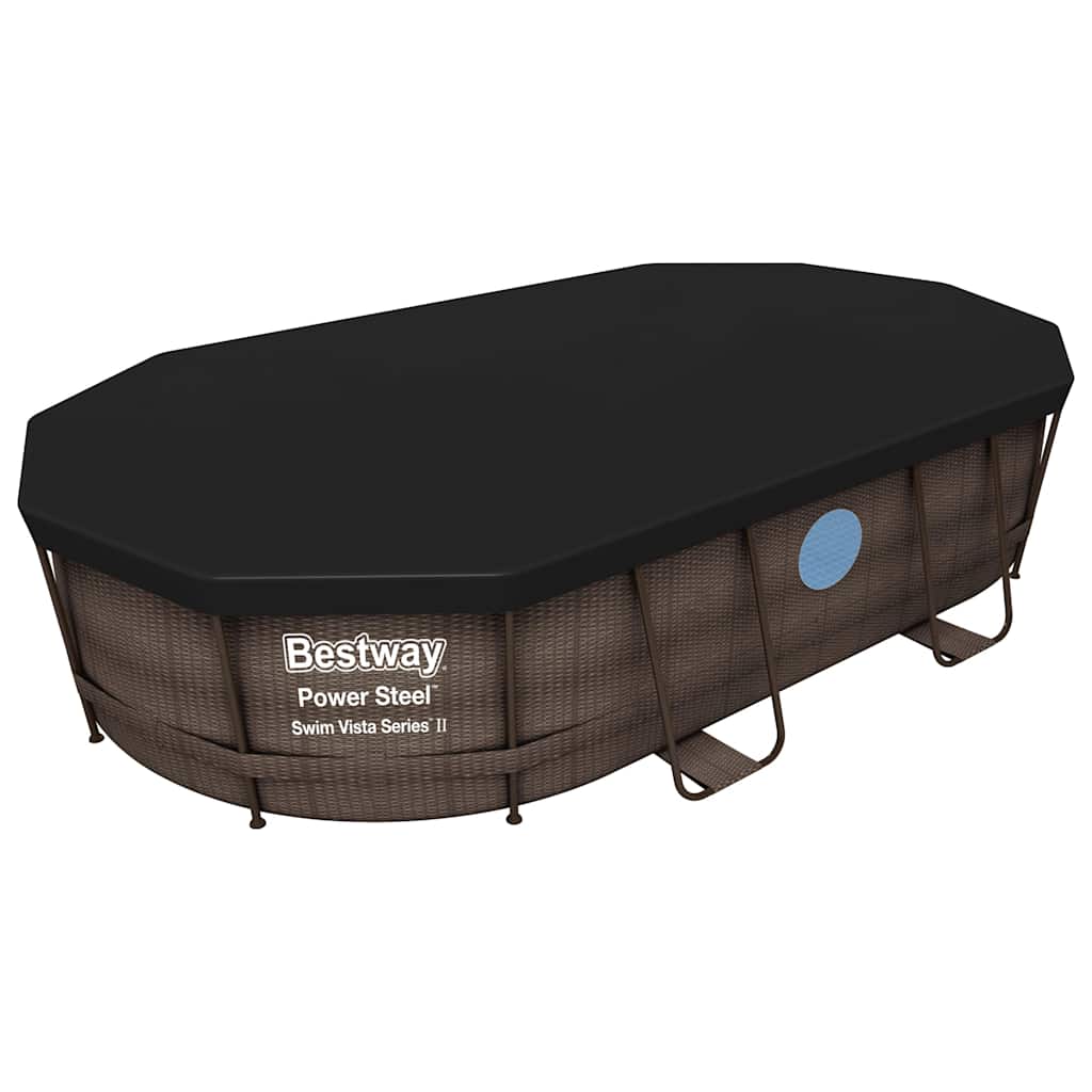 Bestway power steel swimmingpoolsæt 488x305x107 cm - number 2.