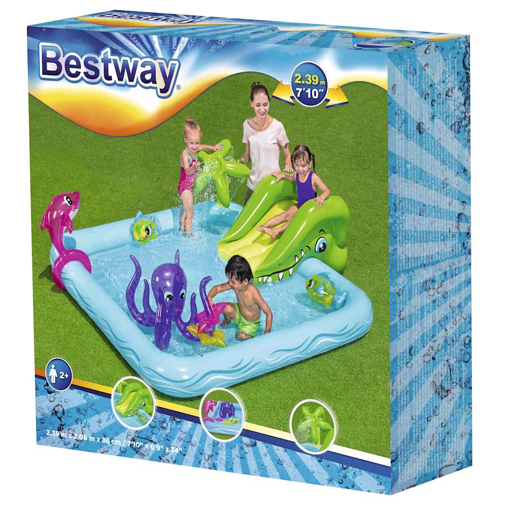 Bestway fantastic aquarium børnebassin 239x206x86 cm - number 9.