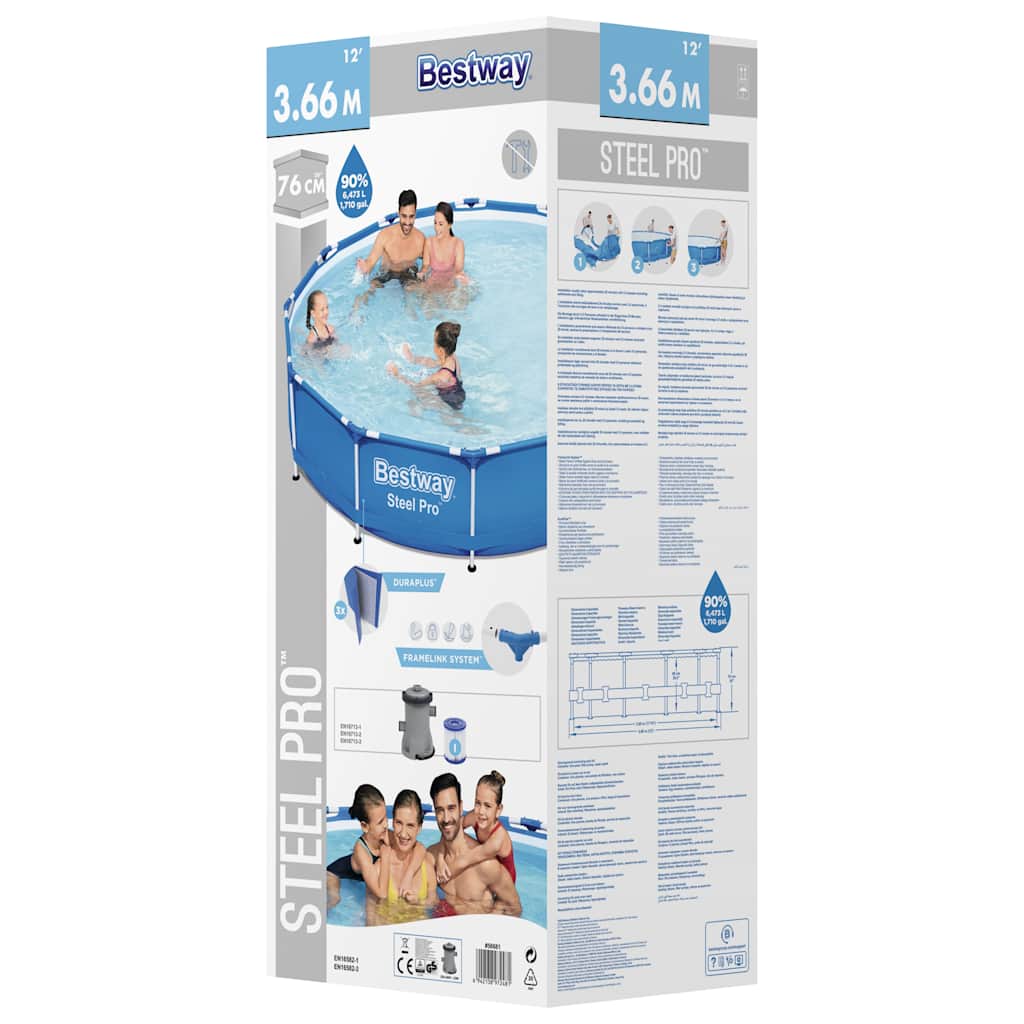 Bestway steel pro pool 366x76 cm - number 5.