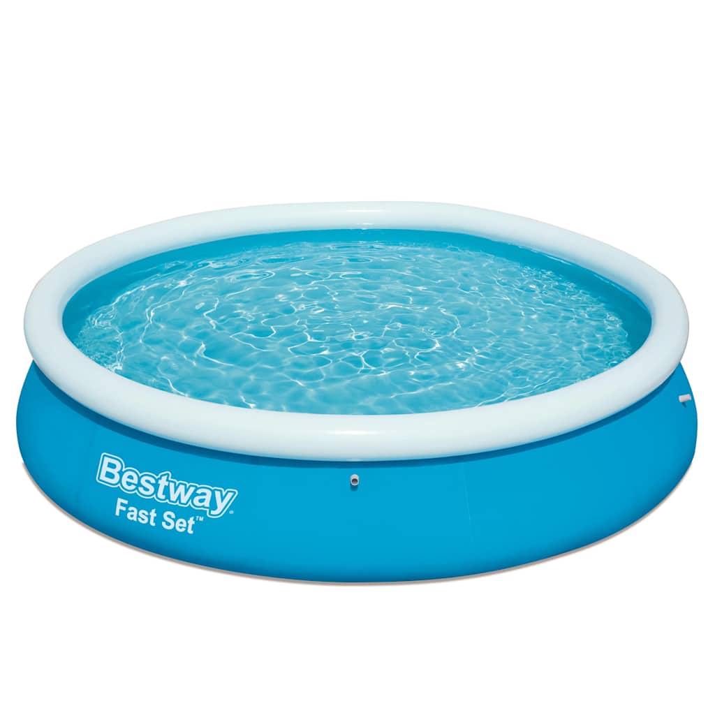 Bestway fast set oppustelig swimmingpool rund 366 x 76 cm 57273 - number 2.