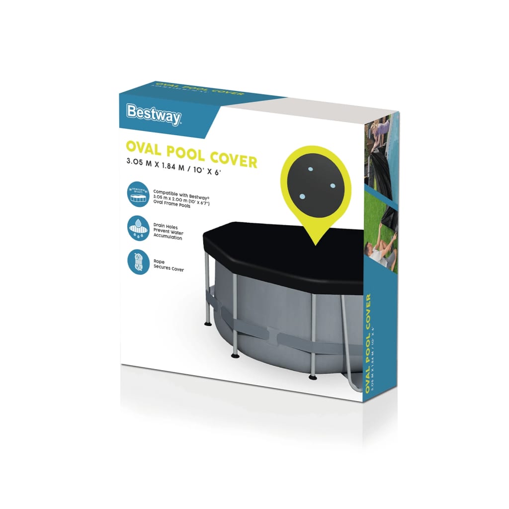 Couverture de la piscine bestway flowclear 300 x 200 cm - number 6.