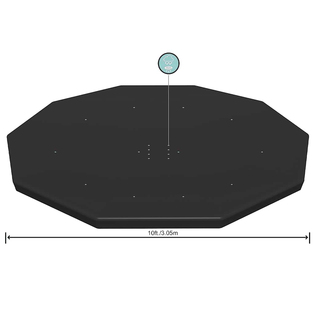 Couverture de piscine bestway flowclear 305 cm - number 4.
