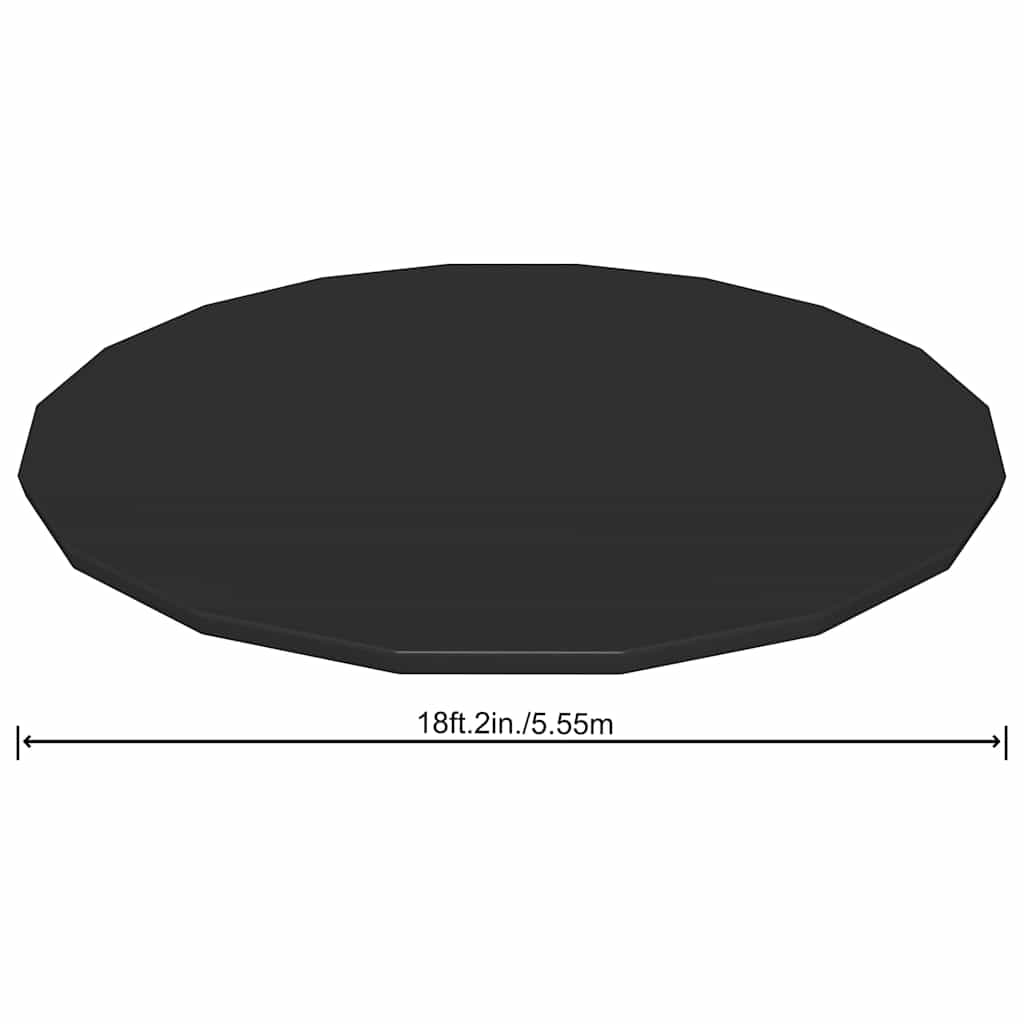 Couverture de piscine fixe bestway flowclear - 555 cm, 58039 - number 3.