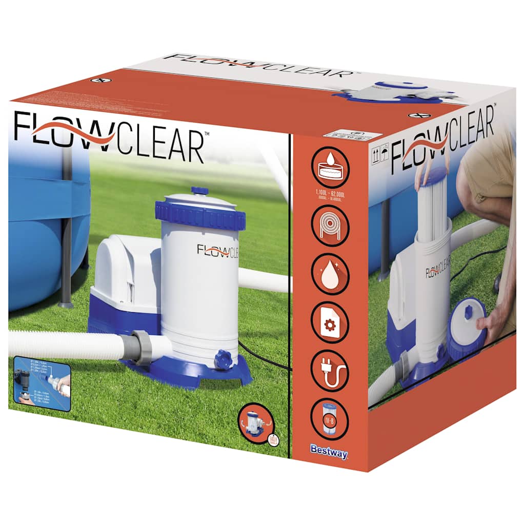 Bestway flowclear filterpumpe til pool 9463 l/t. - number 11.