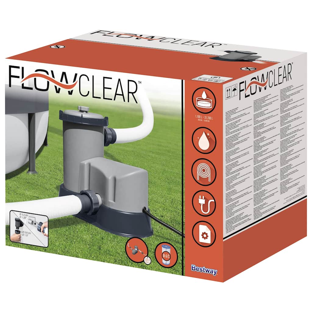 Bestway flowclear filter pump for pool 5678 l/h. - number 8.