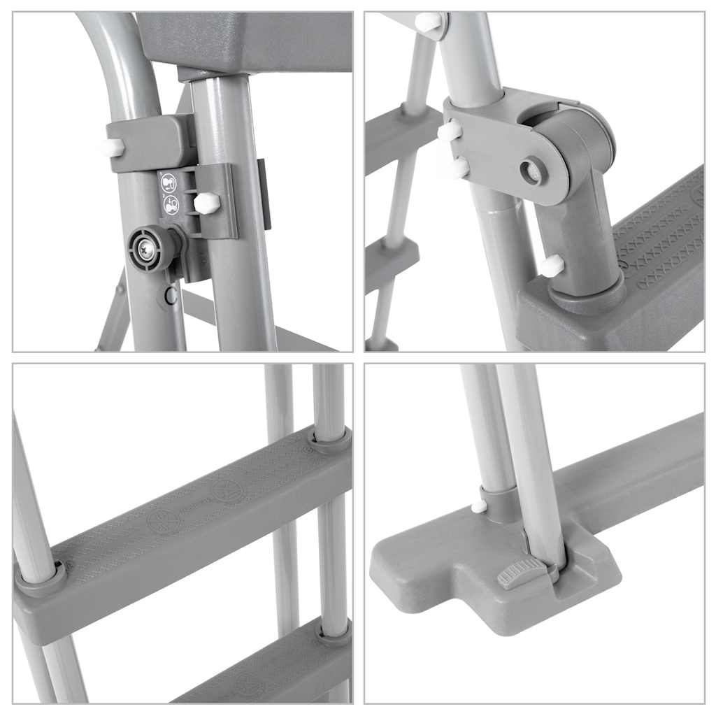 Bestway power steel poolsæt comfort jet series 610x366x122 cm oval - number 6.