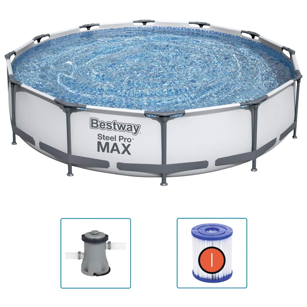 Bestway steel pro max swimmingpoolsæt 366x76 cm - number 2.