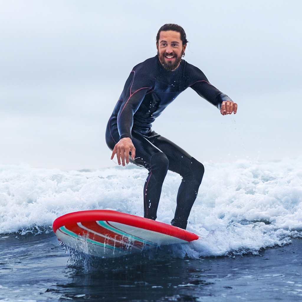Bestway hydro-force oppusteligt sup-bræt compact surf 8 243x57x7 cm - number 1.