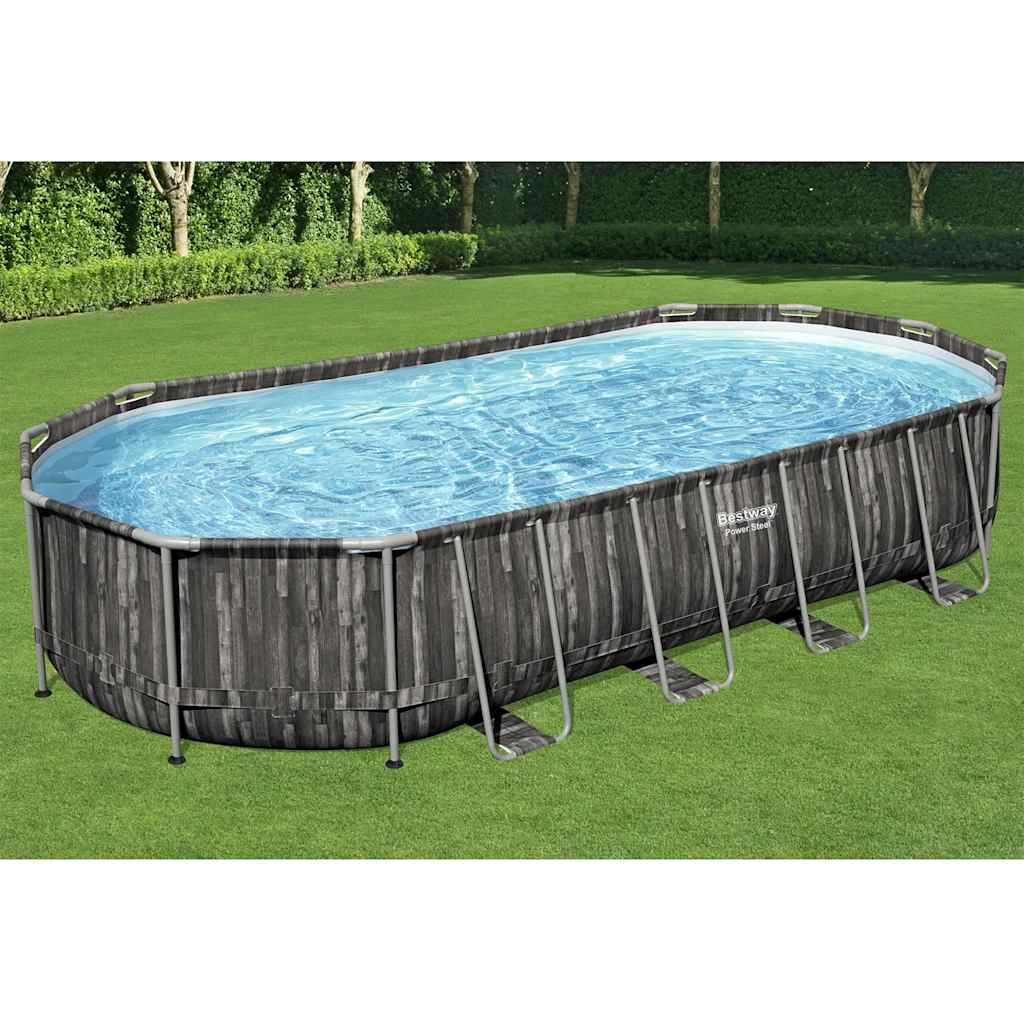 Bestway swimmingpool 7,32x3,66x1,22 m oval - number 11.