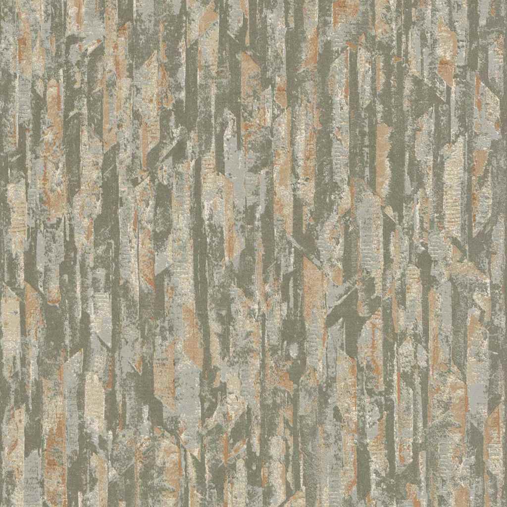 Dutch wallcoverings tapet phoenix grøn og beige - number 2.