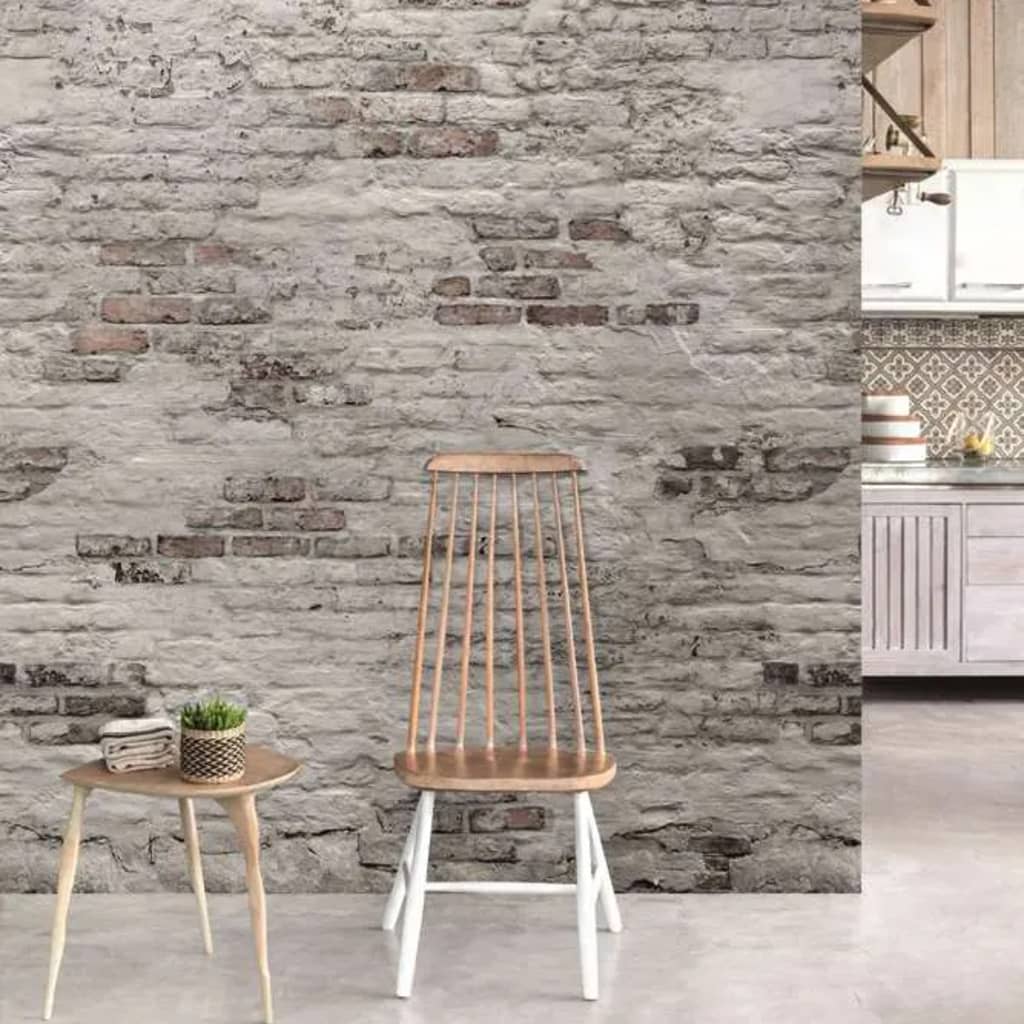 Dutch wallcoverings photo wallpaper old brick wall grey - number 2.
