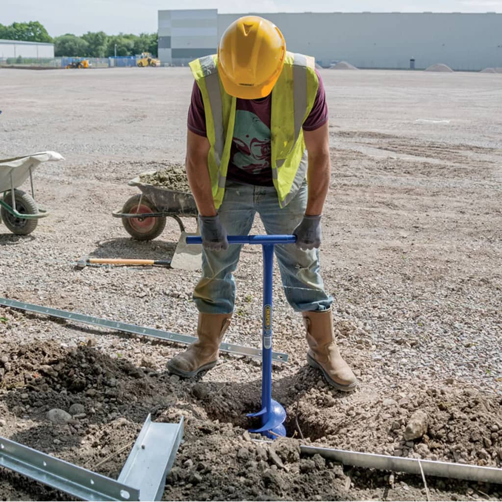 Draper tools pælespade med bor 1070 x 155 mm blå 24414 - number 3.