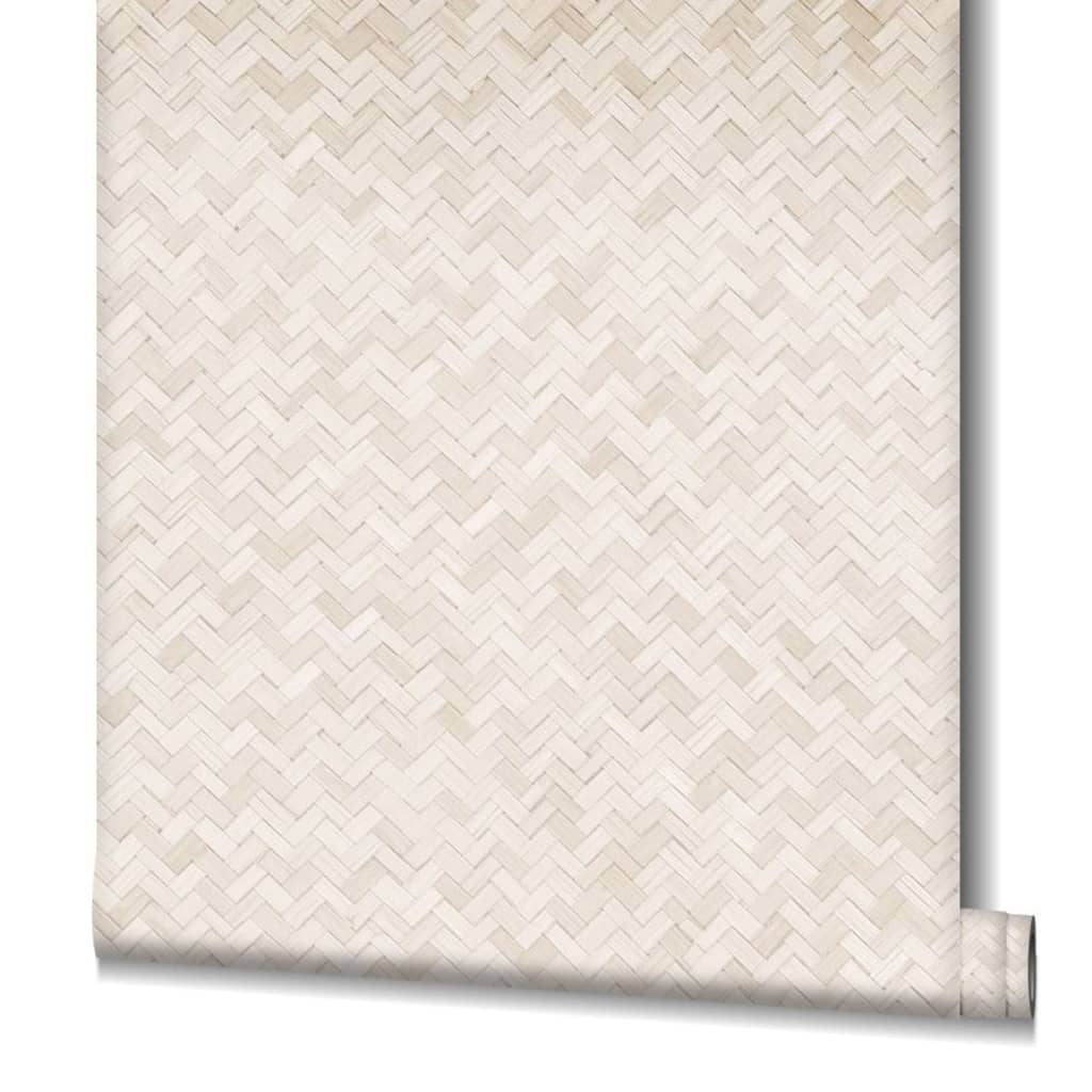 Noordwand wallpaper botanica rattan wickerwork beige - number 3.