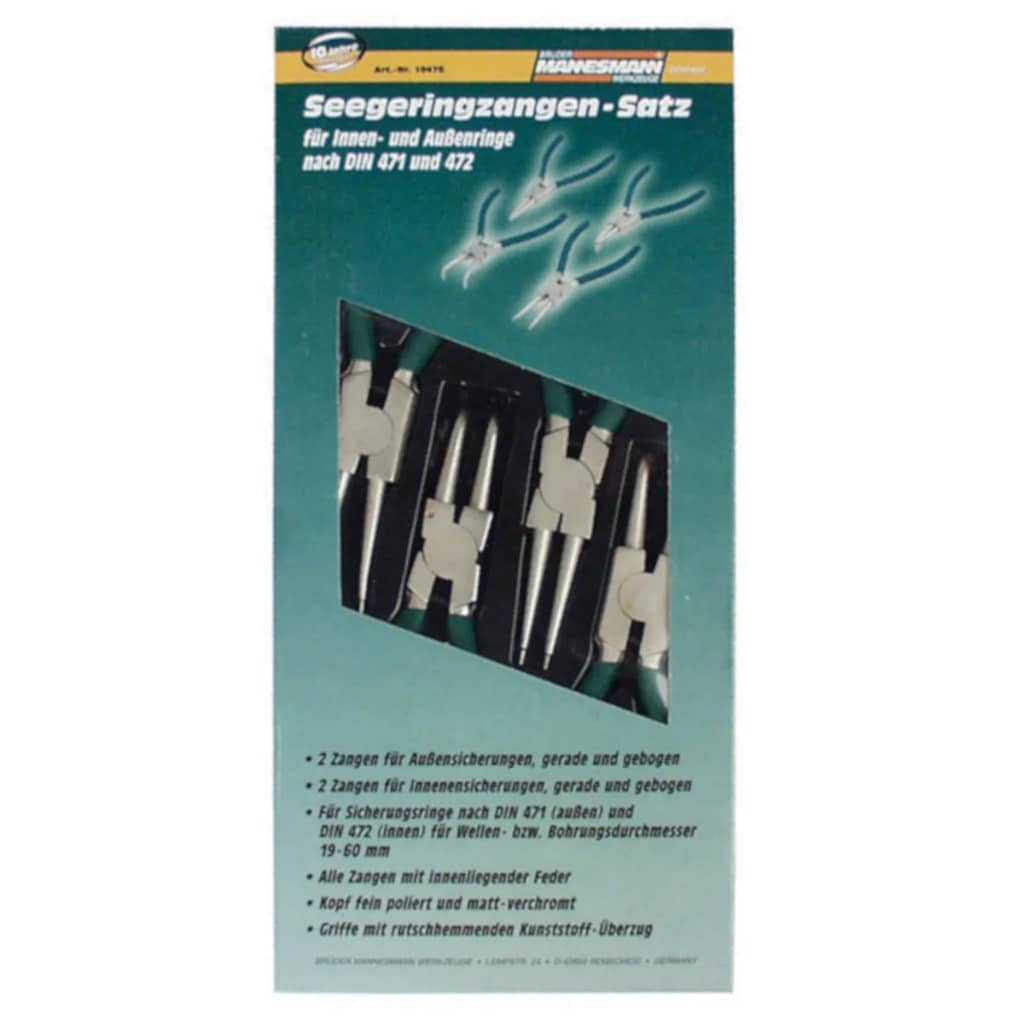 Brüder mannesmann låsringstänger set i 4 delar 10471 - number 3.