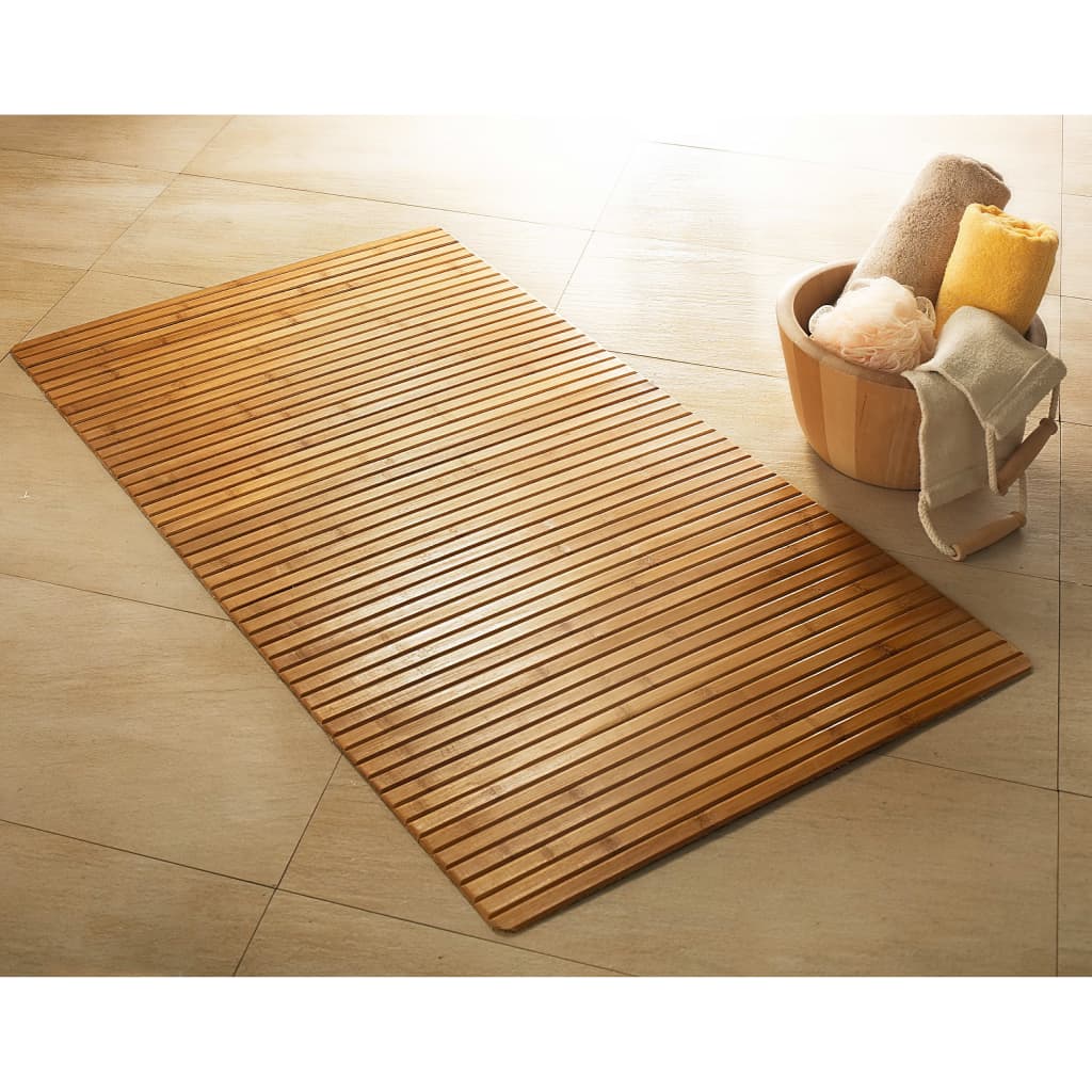 Kleine wolke bath mat bamboo 50x80 cm brown - number 3.