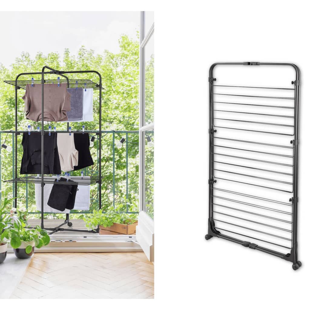 Leifheit tørrestativ classic tower 270 sort - number 5.