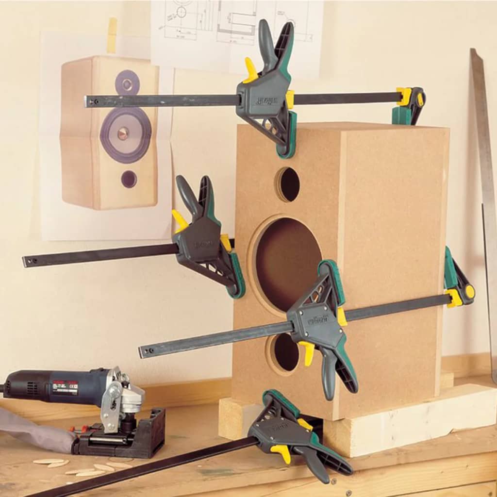 Wolfcraft enhåndstbetjent skruetvinge ehz pro 100-700 3033000 - number 6.