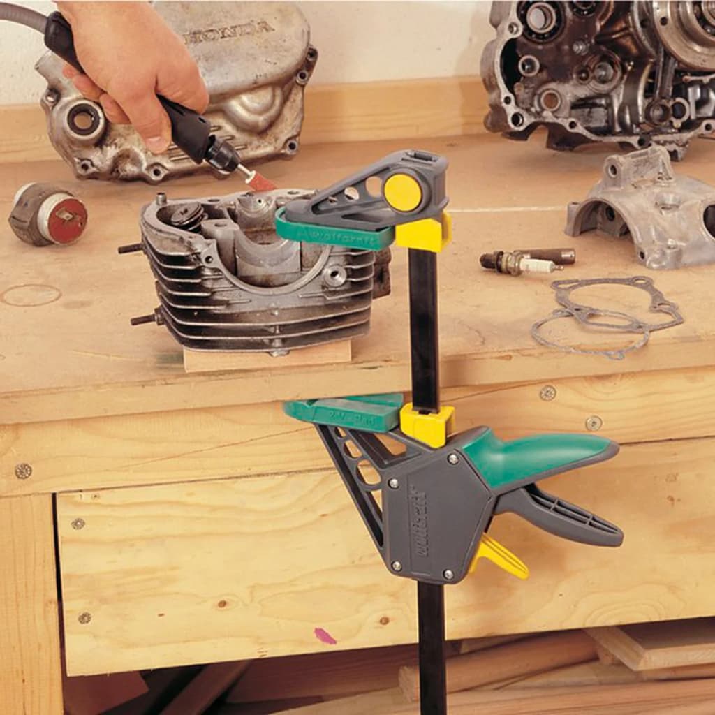 Wolfcraft enhåndstbetjent skruetvinge ehz pro 100-700 3033000 - number 9.