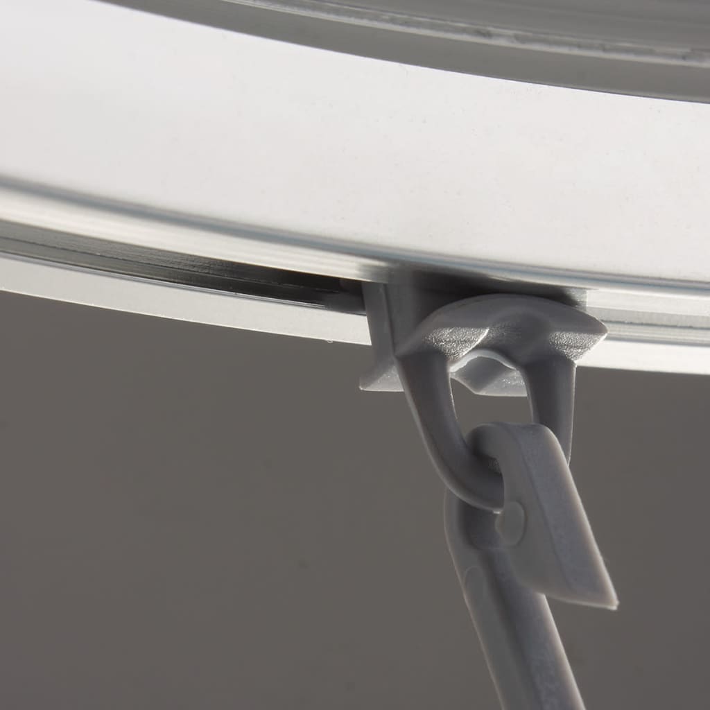 Tringle à rideau de douche universelle ridder pour cabines d'angle avec crochets chromé 52500 - number 6.