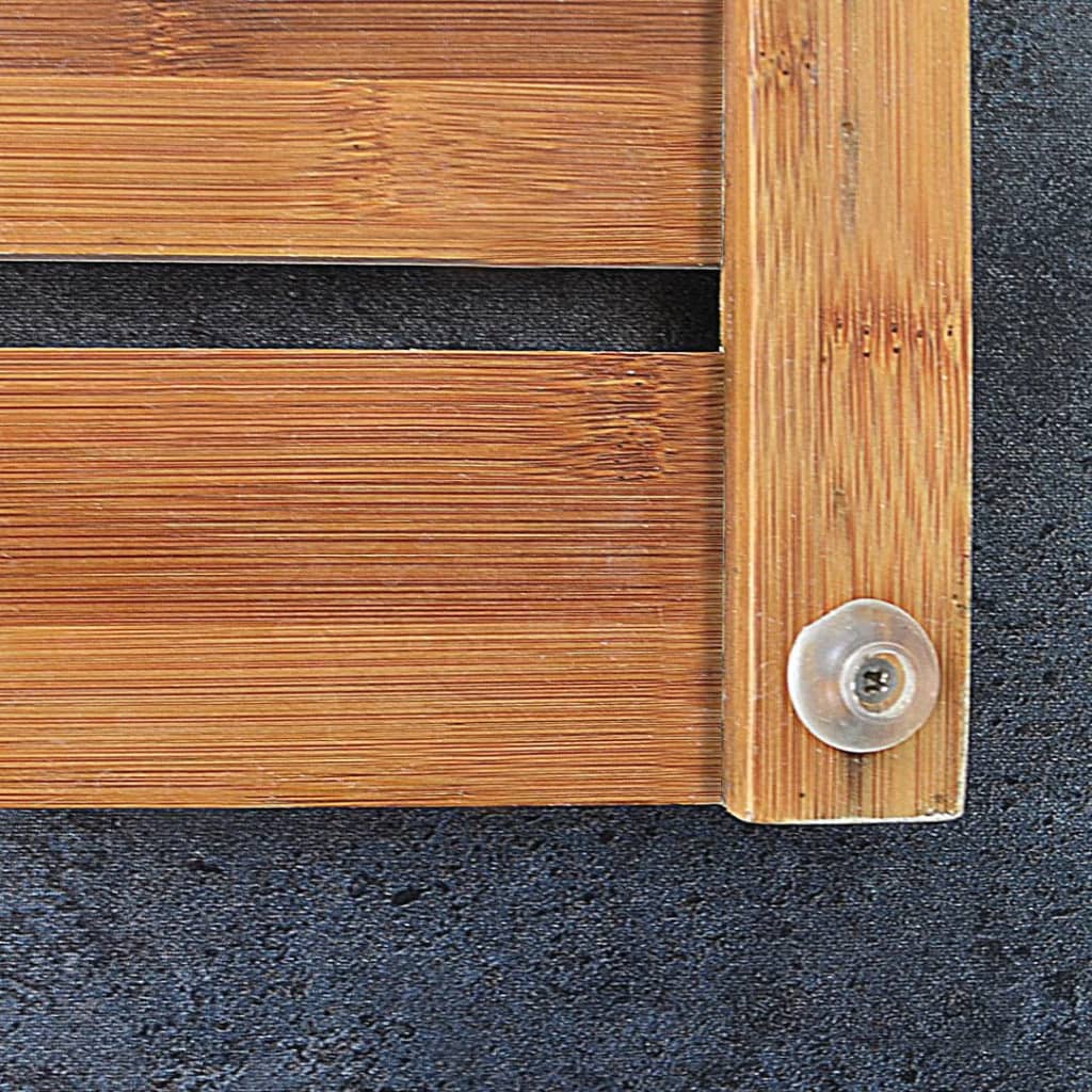 Tapis de bain ridder en caillebotis bois nature 72 x 38 cm - number 4.