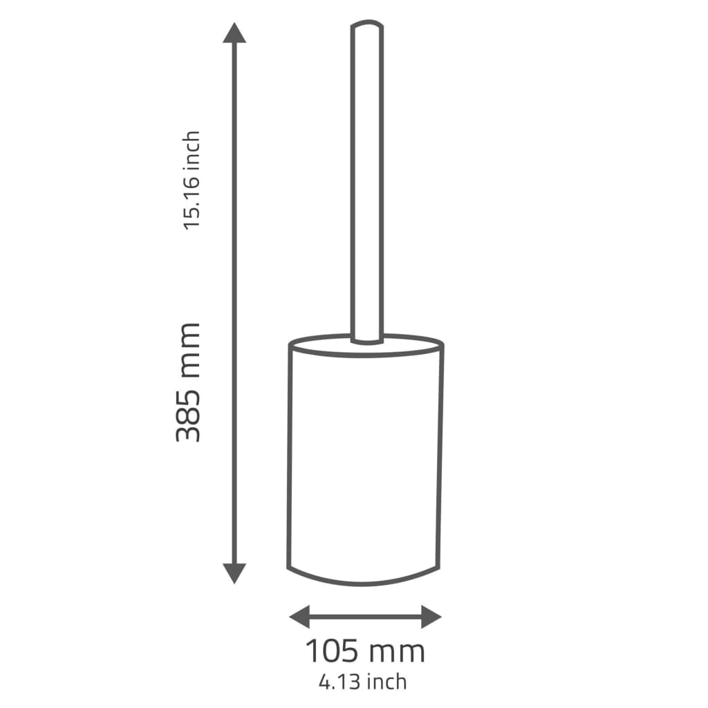 Brosse de toilette ridder disco rouge - number 3.