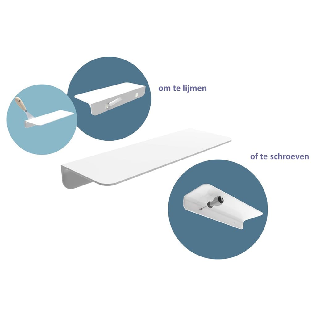 Étagère de douche schütte solo blanc - number 4.