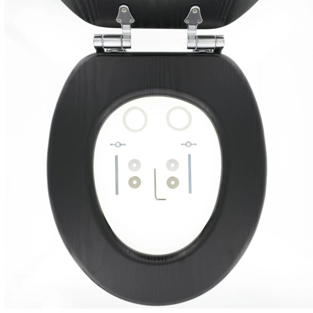 Tiger soft-close toalettsits blackwash mdf svart 252030746 - number 7.