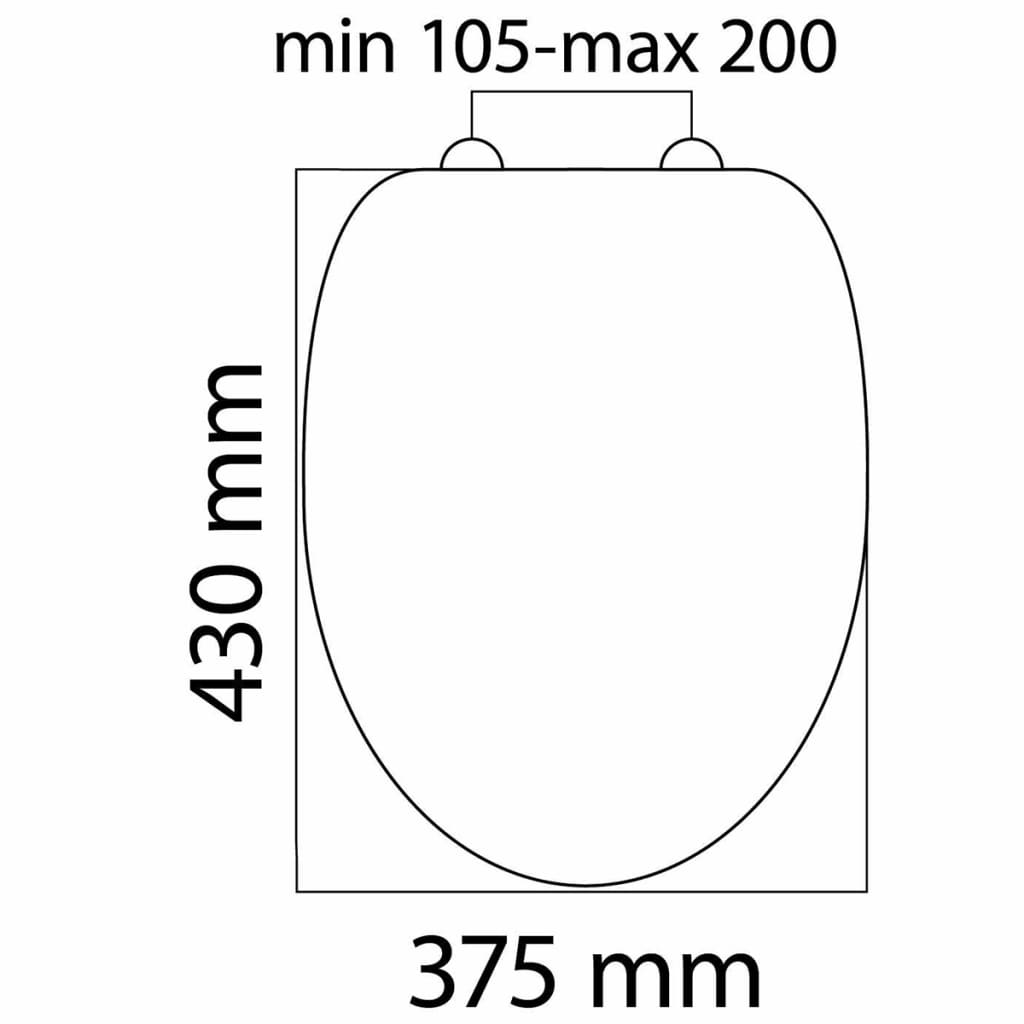 Tiger soft-close toalettsits blackwash mdf svart 252030746 - number 8.
