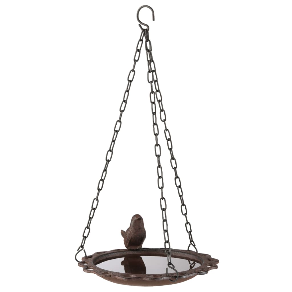 Bain d'oiseaux suspendu hi 20,5 cm marron - number 2.