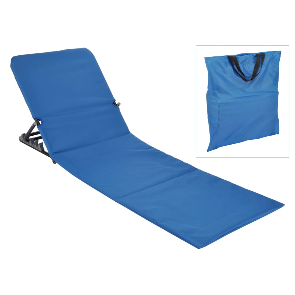 Hei sammenleggbar strandmatttchair pvc blue - number 1.