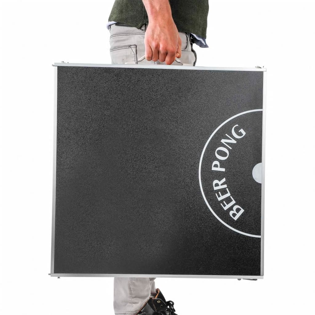 Hi beer pong stol podesiv po visini crni - number 8.