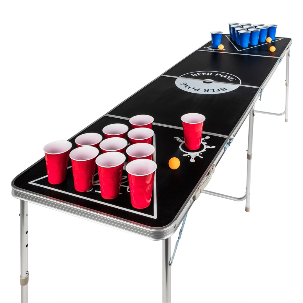 Hi beer pong stol podesiv po visini crni - number 7.