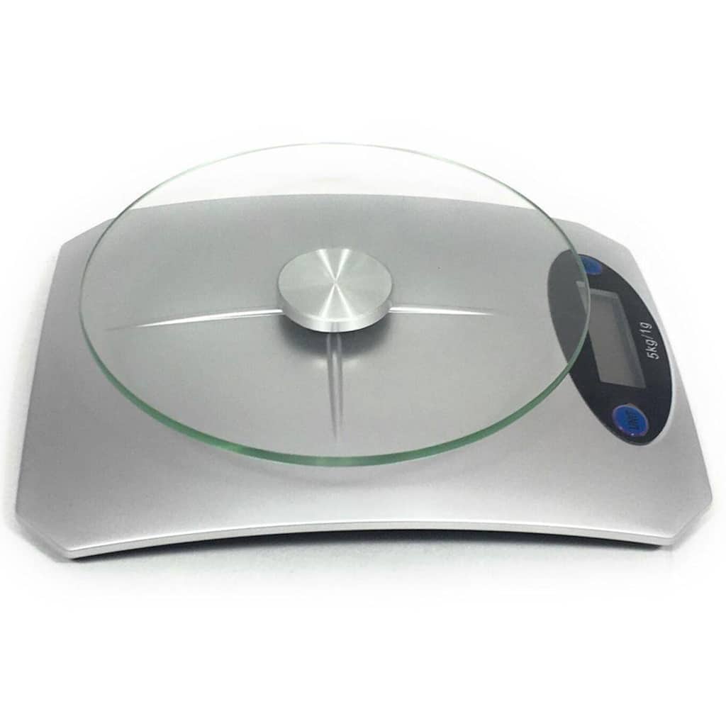 Hi digital køkkenvægt sølvfarvet - number 4.